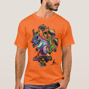 T-shirt Colorant de cravate d'écureuil