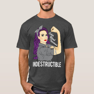 T-shirt Colorblind guerrier indestructible couleur aveugle