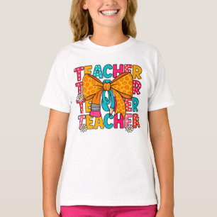 T-shirt coloré appréciation de l'enseignant avec L