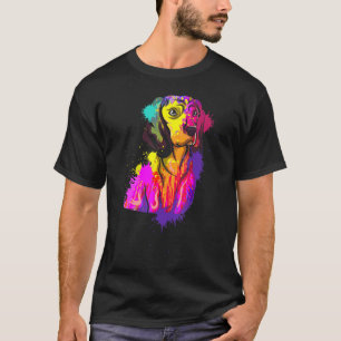 T-shirt Coloré Bavarois Hound Chien race