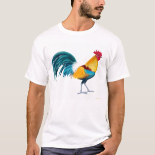 T-shirt coloré de coq