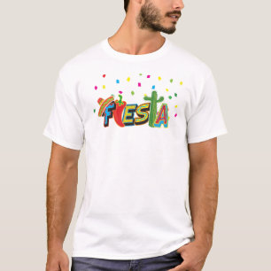 T-shirt coloré de fiesta