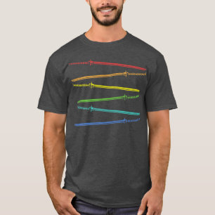 T-shirt Coloré Kendo épée Japon Arts Martiaux Japonais S