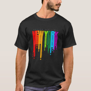 T-shirt Coloré New York City Tee - shirt Cool de mode New