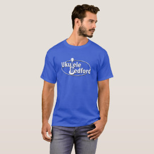 T-shirt coloré par obscurité de Bedford d'ukulé