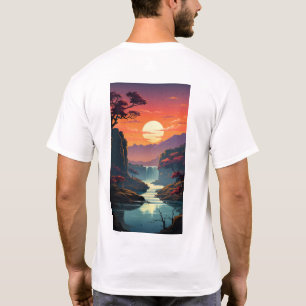 T-shirt coloré Victoria Falls Zimbabwe