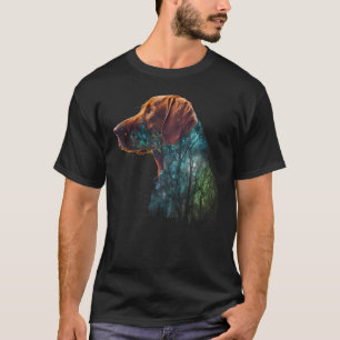 T-shirt Coloré Wilderness Nature Vizsla réflexion