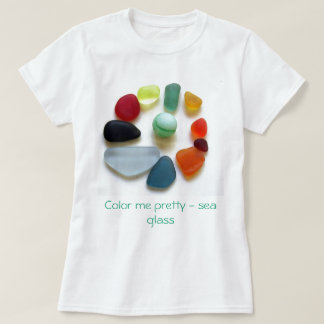 T-shirt Colorez-moi joli - mer en verre