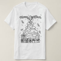 Colorez votre propre arbre de Noël Travail de Noël