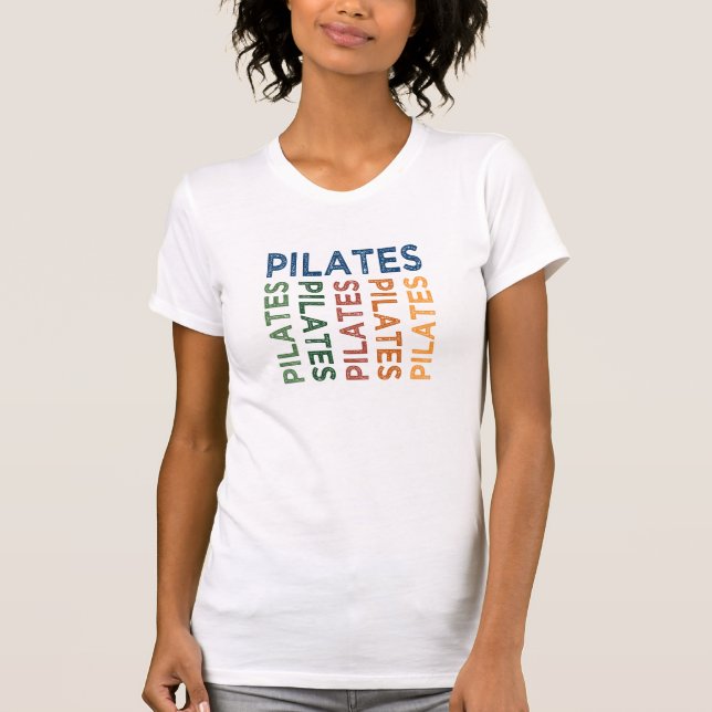 T-shirt Colorful de Pilates (Devant)