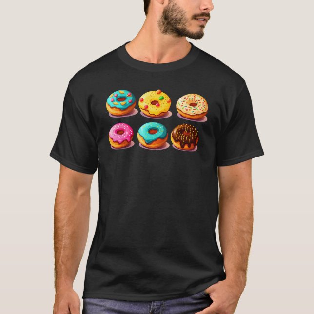 T-shirt Colorful Donuts (Devant)