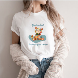 T-shirt Colorful Happy Cat Conversation Starter