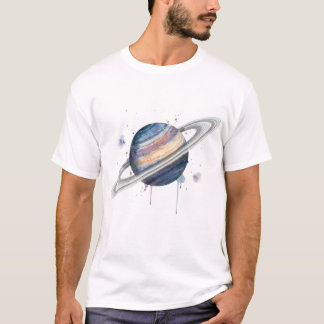 T-shirt Colorful Saturn