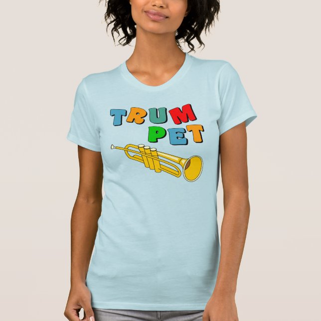 T-shirt Colorful trumpet (Devant)