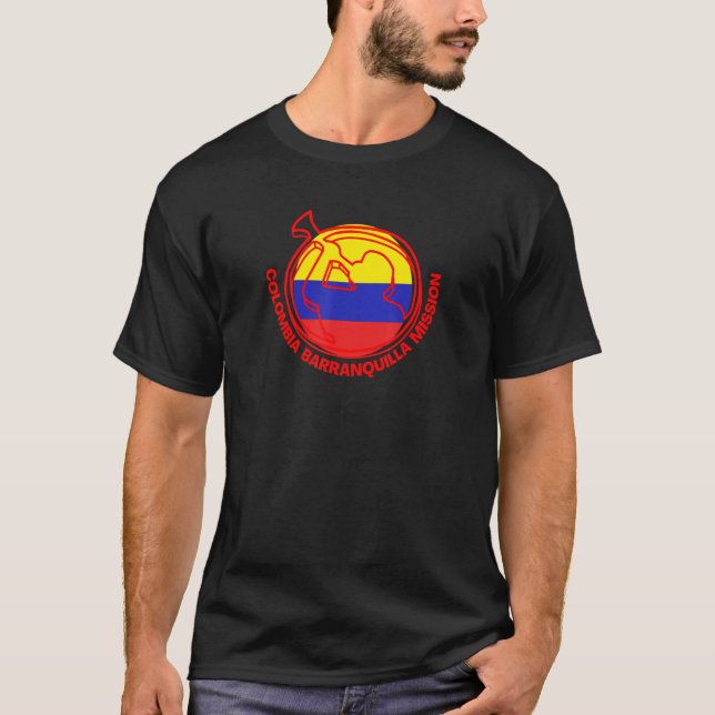 T-shirt Columbia Barranquilla LDS Mission Fière Mormon Mis (Devant)