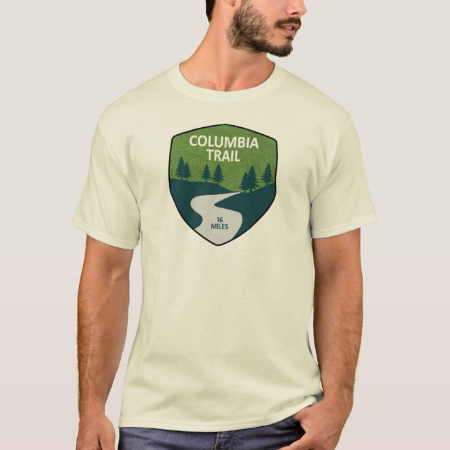 T-shirt Columbia Trail New Jersey (Devant)