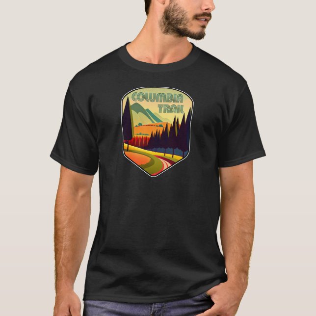 T-shirt Columbia Trail New Jersey Colors (Devant)