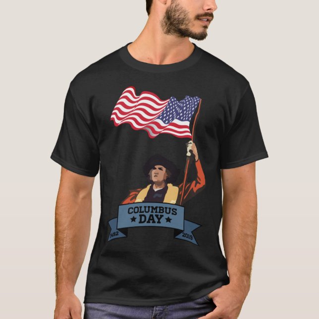 T-shirt Columbus Day (Devant)