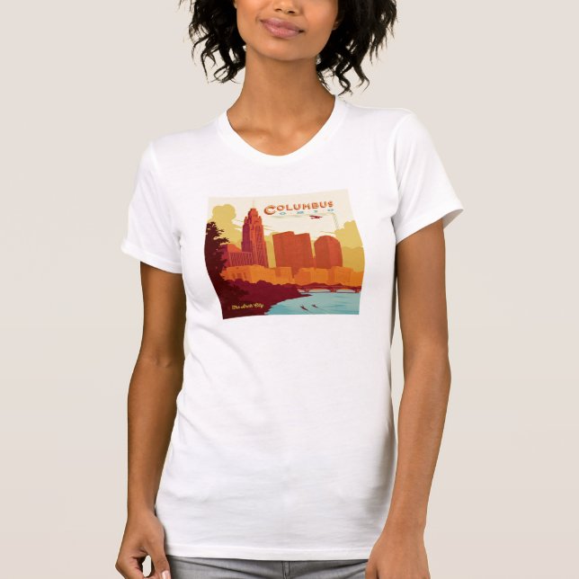 T-shirt Columbus Ohio | Arch City (Devant)