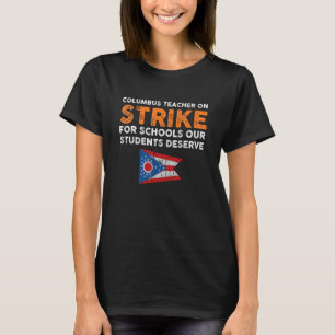 T-shirt Columbus Ohio Enseignants Grève Ohio Enseignant