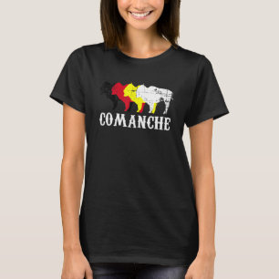 T-shirt Comanche People Native American Indian Medicine Wh