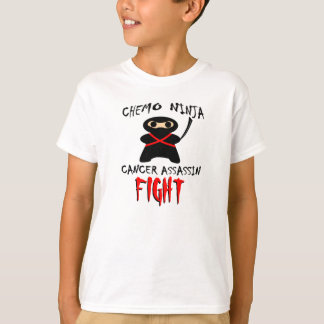 T-shirt COMBAT ! Assassin de Cancer de Ninja de chimio