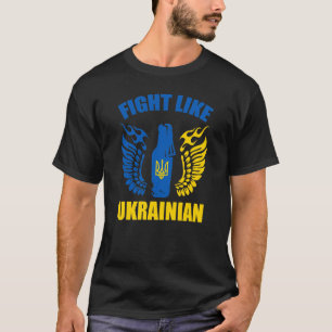T-shirt Combat comme ukrainien - cocktail Molotov
