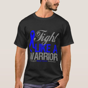 T-shirt Combat comme un cancer du rectum de guerrier
