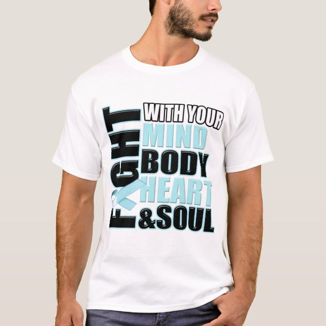 T-shirt Combat contre le cancer de la prostate (Devant)