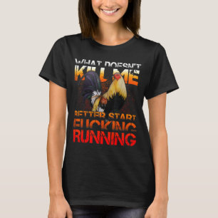 T-shirt Combat de Coq Amusant