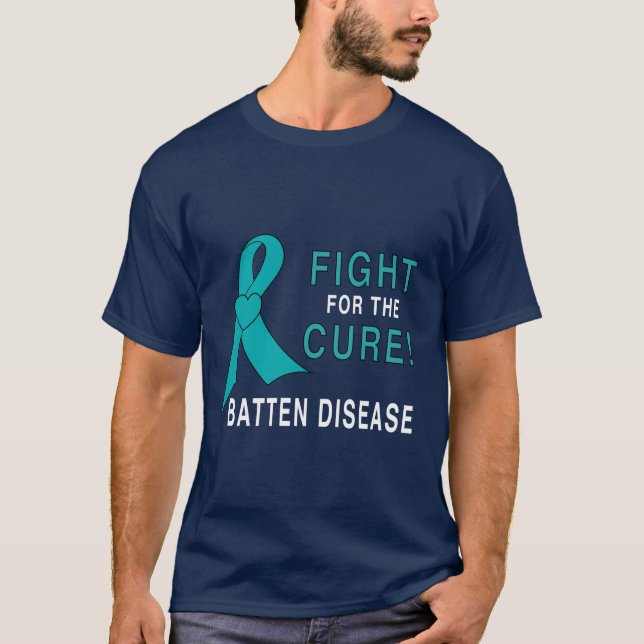 T-shirt Combat de la maladie de Batten pour un traitement (Devant)