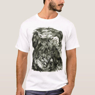 T-shirt Combat de loup