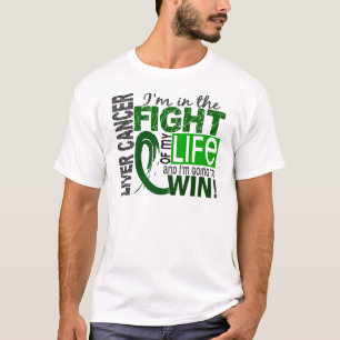 T-shirt Combat de mon Cancer de foie de la vie
