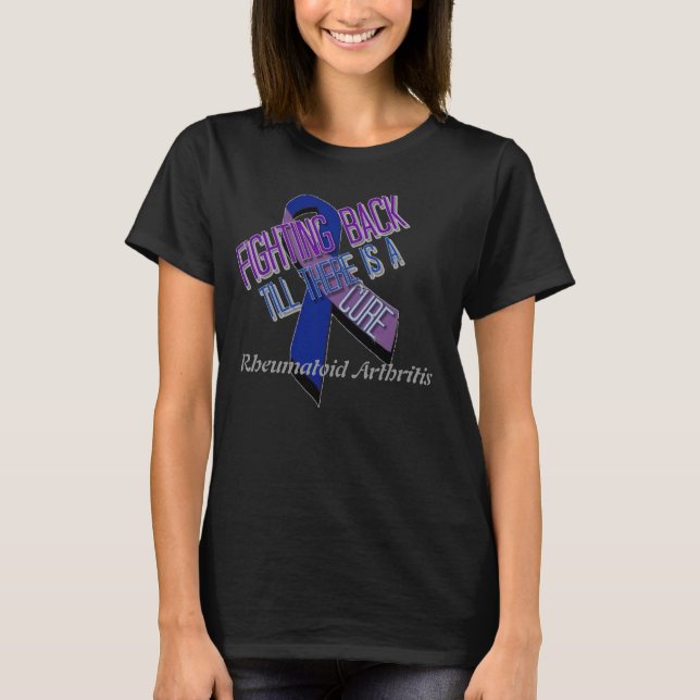 T-shirt Combat de retour de la chemise de rhumatisme (Devant)
