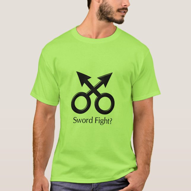 T-shirt Combat d'épée (Devant)
