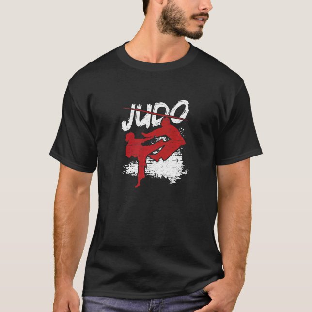 T-shirt Combat fight Judo Trainer Athlete Premium_1 (Devant)