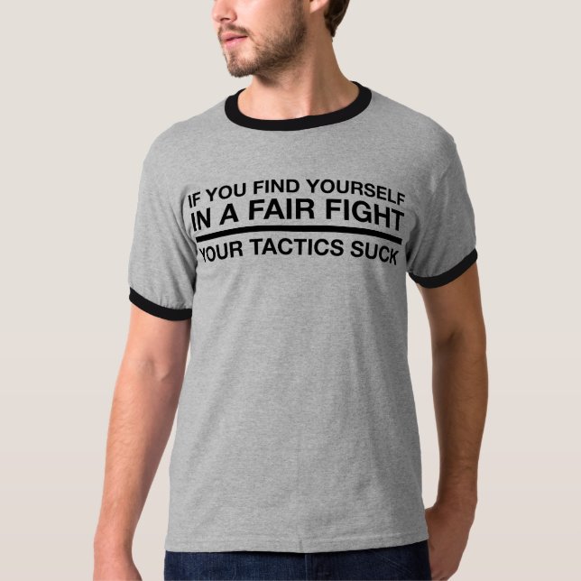 T-shirt Combat juste (Devant)