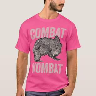 T-shirt Combat Wombat Pour Un Amoureux Wombats