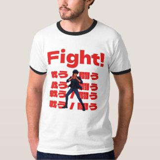 T-shirt Combattant avec style d'anime rétro des années 90