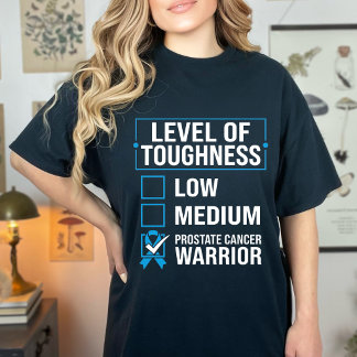 T-shirt Combattant de la sensibilisation au cancer de la p
