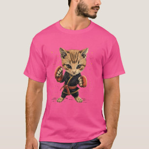 T-shirt combattant de Muay Thai Cat sur Muay Thai