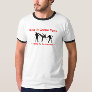 T-shirt Combattant de zombi de Kung Fu