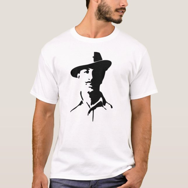 T-shirt Combattant indien de liberté de Bhagat Singh (Devant)