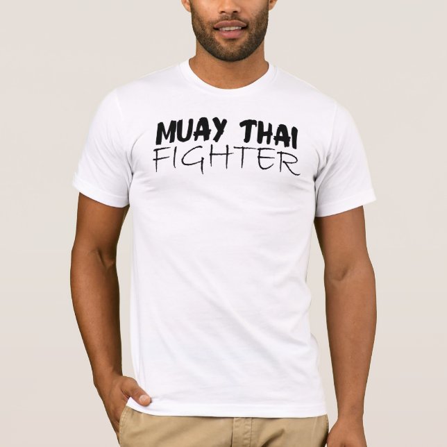 T-shirt Combattant thaïlandais de Muay (Devant)