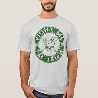 T-shirt Combattez-moi que je suis irlandais