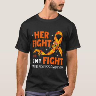 T-shirt Combattre est mon combat Ms Sclérose en plaques