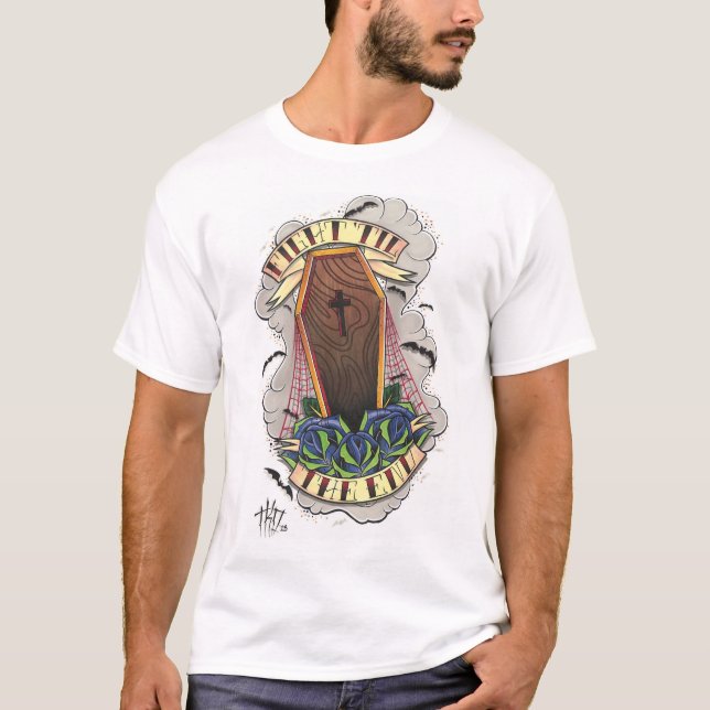T-shirt Combattre jusqu'à la fin (Devant)