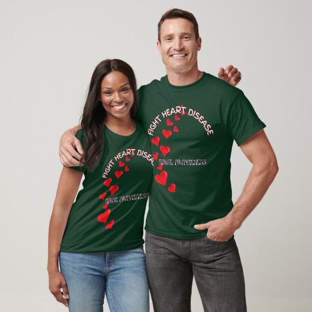 T-shirt Combattre la sensibilisation aux maladies cardiaqu (Unisexe)