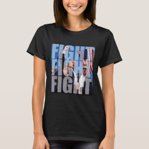 T-shirt Combattre Le Combat Pour Donald Trump 2024 Usa Ell