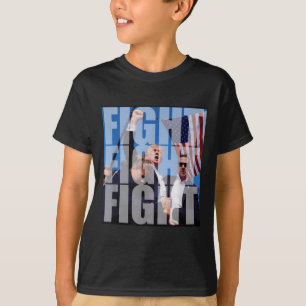T-shirt Combattre Le Combat Pour Donald Trump 2024 Usa Ell
